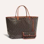 Goyard Saint Louis GM Tote Bag Black and Brown